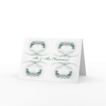 Fractal Hearts Wedding Placeholder cards by KittyAnnStudio Fractal Hearts Wedding Placeholder cards