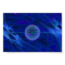 Fractal In Blue posters