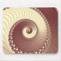 Fractal in Bronze mousepads