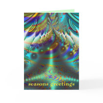 Fractal inner worlds seasons greetings cards by fractalART Fractal inner worlds seasons greetings cards