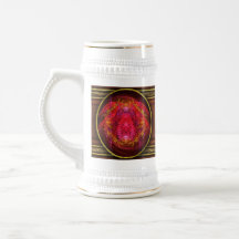 Fractal - Insect - Jeweled Scarab Coffee Mug