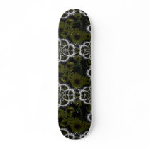 Fractal-ized Bubbly Sunflowers Skate Board