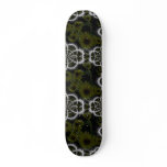 Fractal-ized Bubbly Sunflowers Skate Board