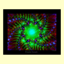 Fractal Jungle Print