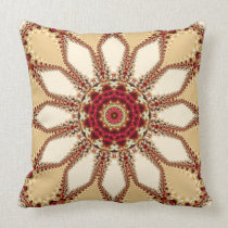 Fractal Lace Daisy Flower Big Cushion Pillow pillows