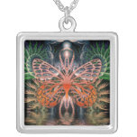 Fractal Lady Butterfly Necklace