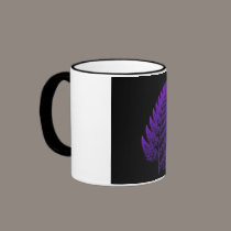 Fractal leaf mugs by JBertrand Fractal leaf mugs