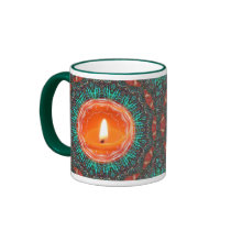 fractal light Mug