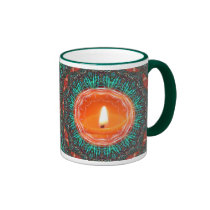 fractal light Mug