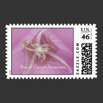 Fractal Lily - Breast Cancer Awareness stamps