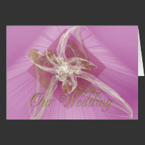 Fractal Lily -Our Wedding cards