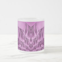 Fractal Lotus Flower Abstract Mugs