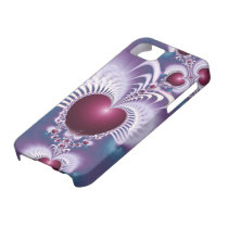 Fractal Love Hearts iPhone 5 Barely There Case casemate cases