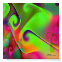 Fractal Luminous 2 Poster