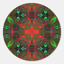 Fractal Mandala 1 - Sticker
