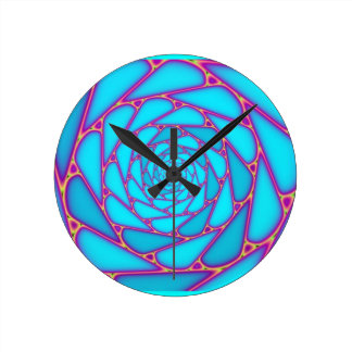 FRACTAL MANDALA WALL CLOCK DESIGN