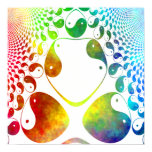 Fractal Mandelbrot Yin Yang Wall Enhancer Print