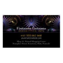 Fractal Medival with Logo Business Card