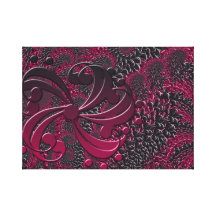 Fractal Metallic Fantasy Canvas Stretched Canvas Print