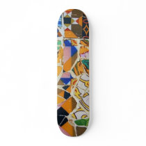 Fractal Mosaic Skateboard Deck by elfyboy Fractal Mosaic Skateboard Deck