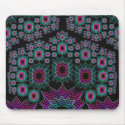 Fractal Mousepad: Purple: Green: Pink by spiritswitchboard Fractal Mousepad: Purple: Green: Pink