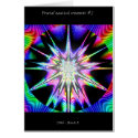 Fractal nautical ornament #2 cards