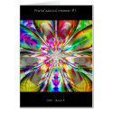 Fractal nautical ornament #3 cards