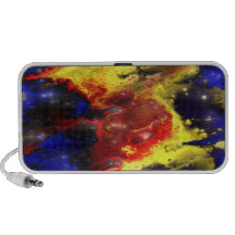 Fractal Nebula1 Doodle iPod Speaker