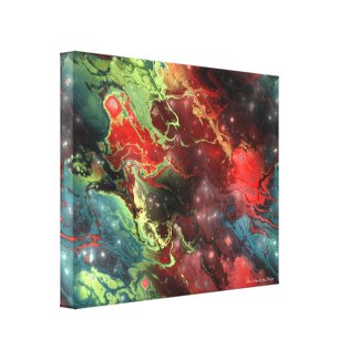 Fractal Nebulae 3 Wrapped Canvas wrappedcanvas