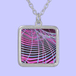 Fractal: Neon Spiderweb necklaces