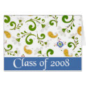 Fractal of Flowers Blue Class 2008 cards