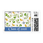 Fractal of Flowers Blue Class 2008 postage