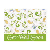 Fractal of Flowers - Get well soon postcards by myhome71 Fractal of Flowers - Get well soon postcards