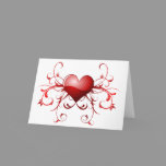 Fractal of heart cards