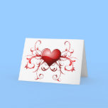 Fractal of heart cards