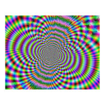 Fractal Optical Illusion 2 Poster posters