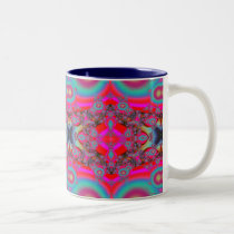 Fractal Oriental mugs