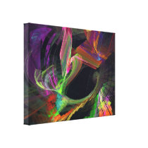 Fractal - Owl Swooping canvas prints