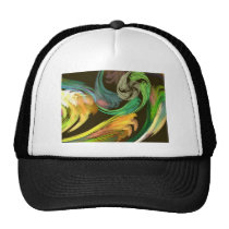 Fractal - Paisley Closeup hats
