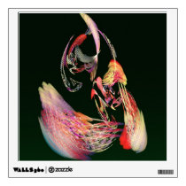 Fractal - Parrot wall decals