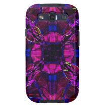 Fractal Pattern in Purple Galaxy S3 Cover