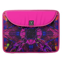 Fractal Pattern in Purple MacBook Pro Sleeve