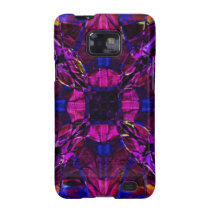 Fractal Pattern in Purple Samsung Galaxy Cases
