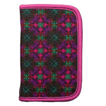 Fractal Pattern pink green purple red Planner