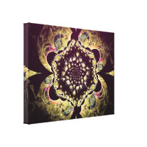 Fractal - Persian Floral Motif canvas prints