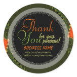 Fractal Planet Business Thank You Sticker