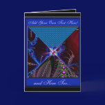 Fractal Pool_Party Greeting Card