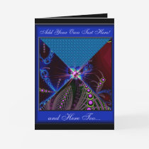 Fractal Pool_Party Greeting Card