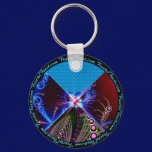 Fractal Pool Party Keychain