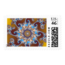 Fractal Postage Stamps